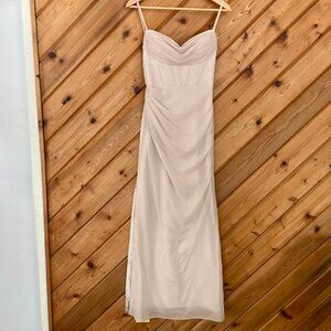 Azazie Kendall and Kylie Tan Corset Dress Size 0